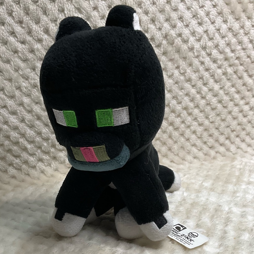 MOJANG JINX Minecraft Plush Tuxedo Cat Stuffed Animal Toy